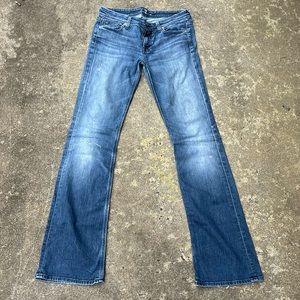 Seven jeans size 29. Distressed bootleg/flare